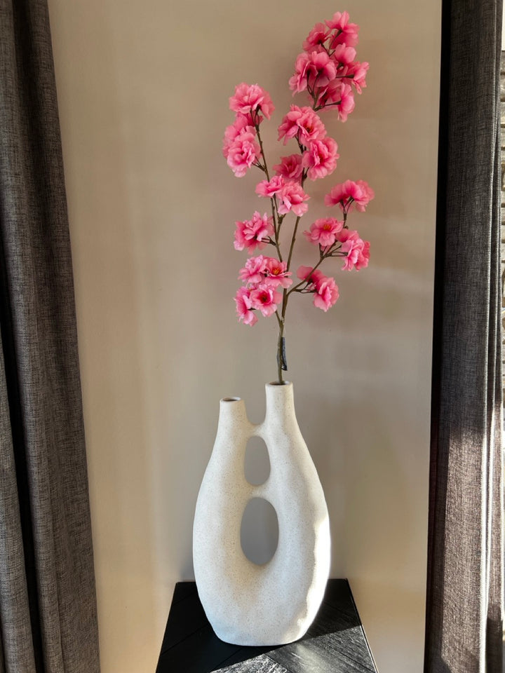 Großer Zweig der Japanischen Zierkirsche (Prunus Malaga) - 99 cm hoch - Rosa