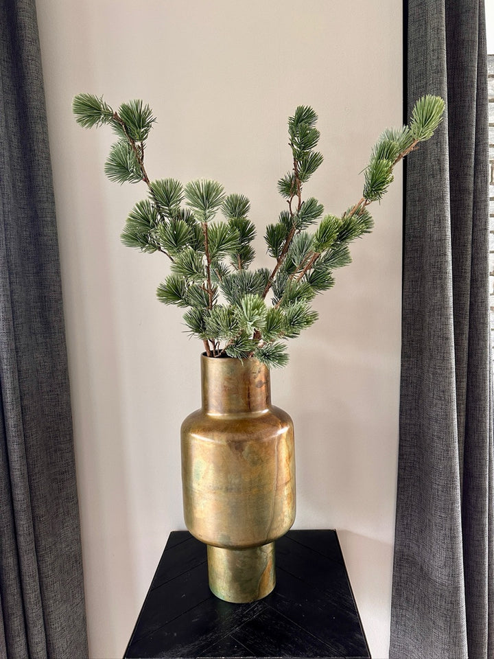 Eisiger Kiefernzweig - 3 Zweige - 78cm hoch