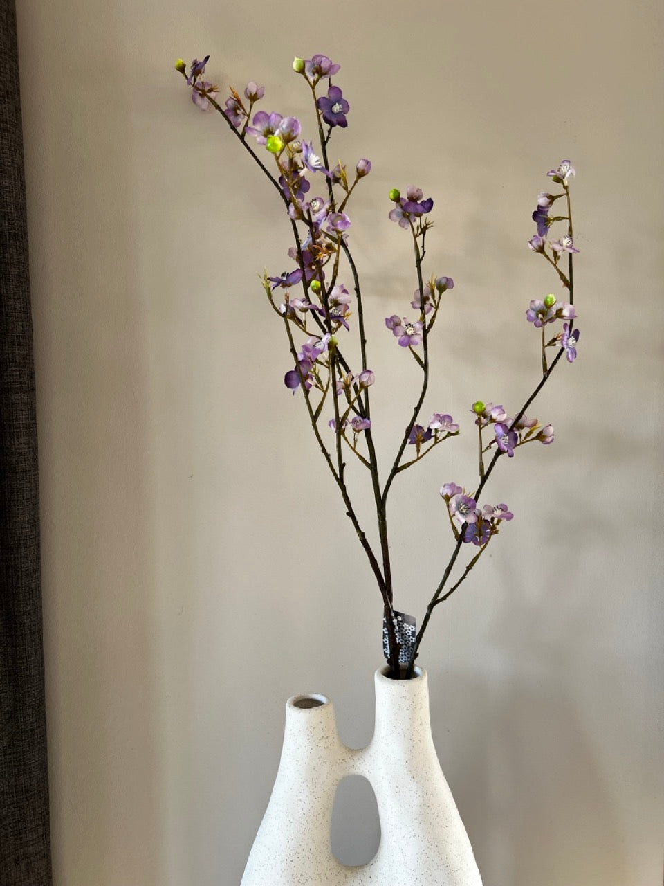 Mini Blütenzweig - lila - 100cm