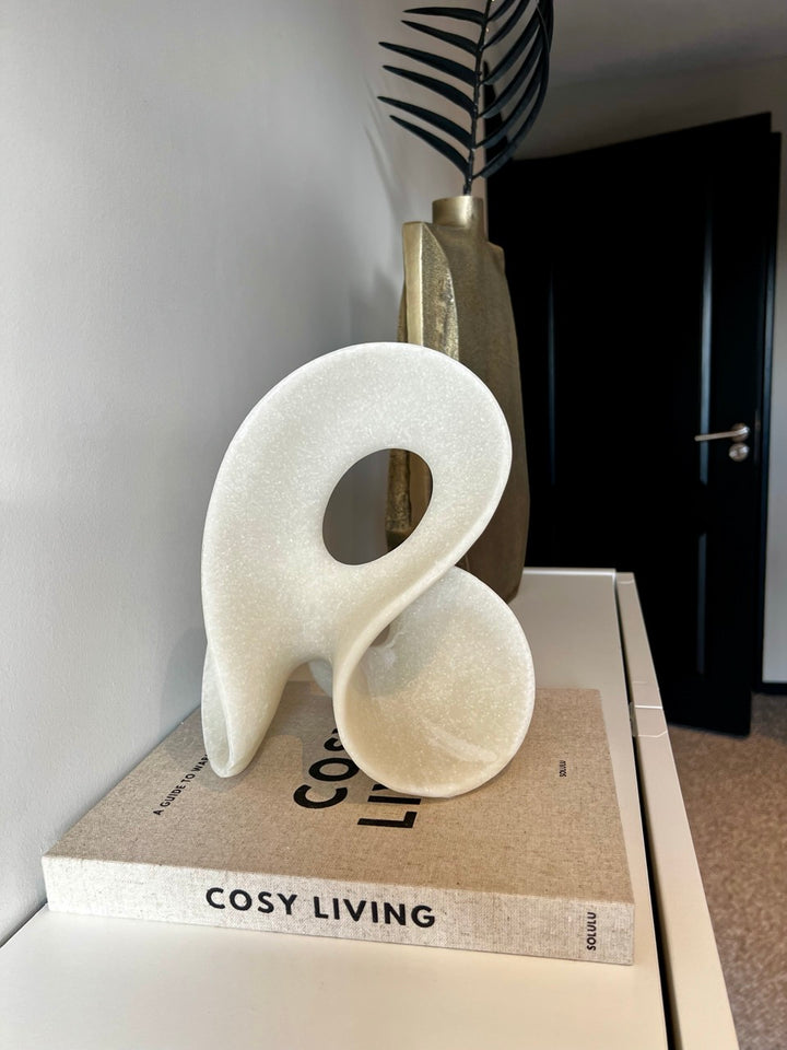 Ornament ZAINO - 19,5x14,5x23 cm - creme