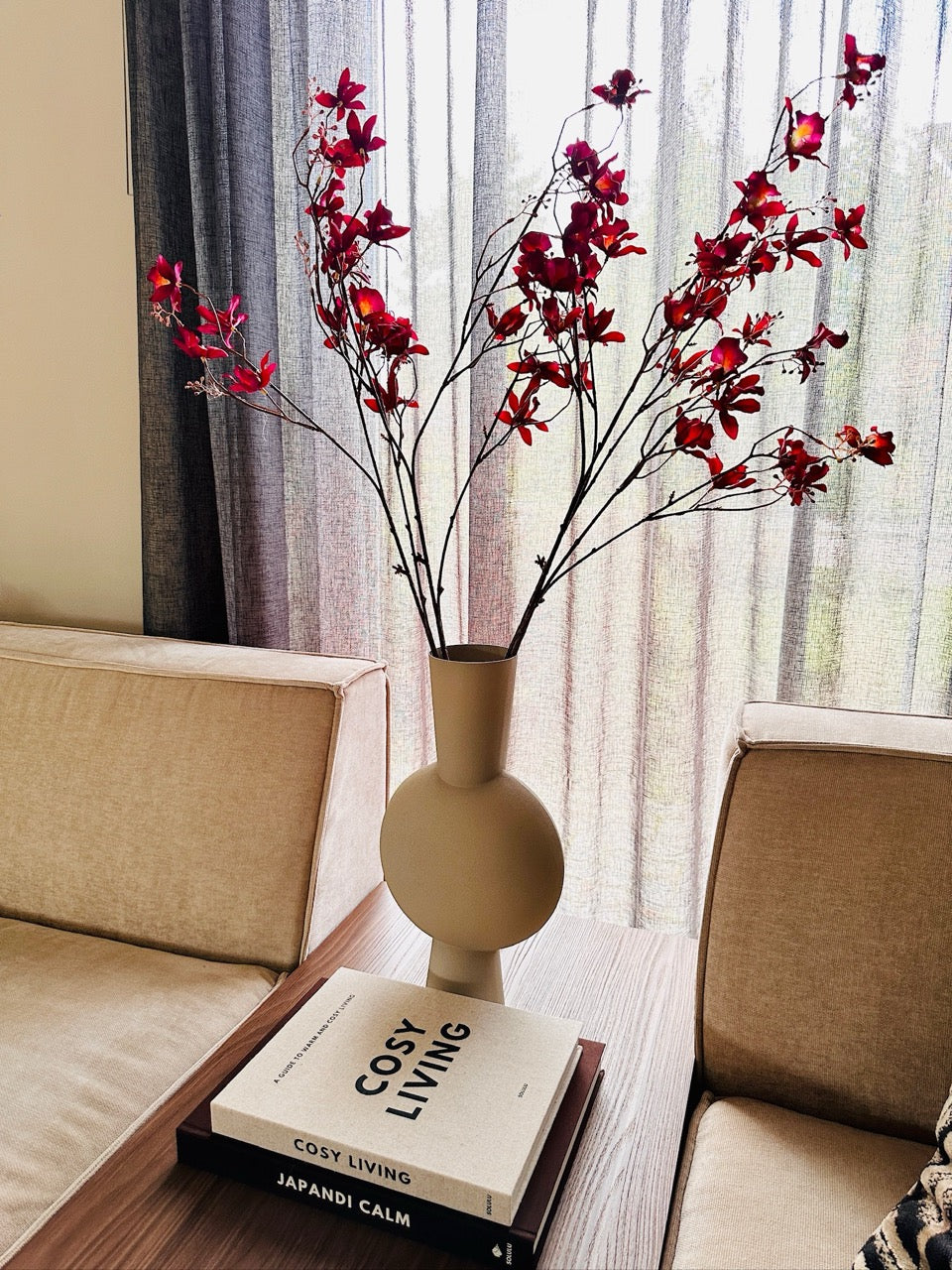 Lila Orchidee - 2 oder 4 Zweige - 85 cm hoch