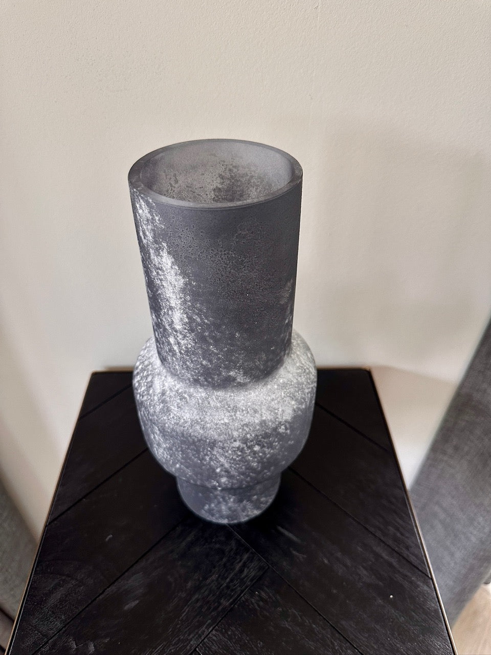 Vase Milchglas - Ø14x30cm