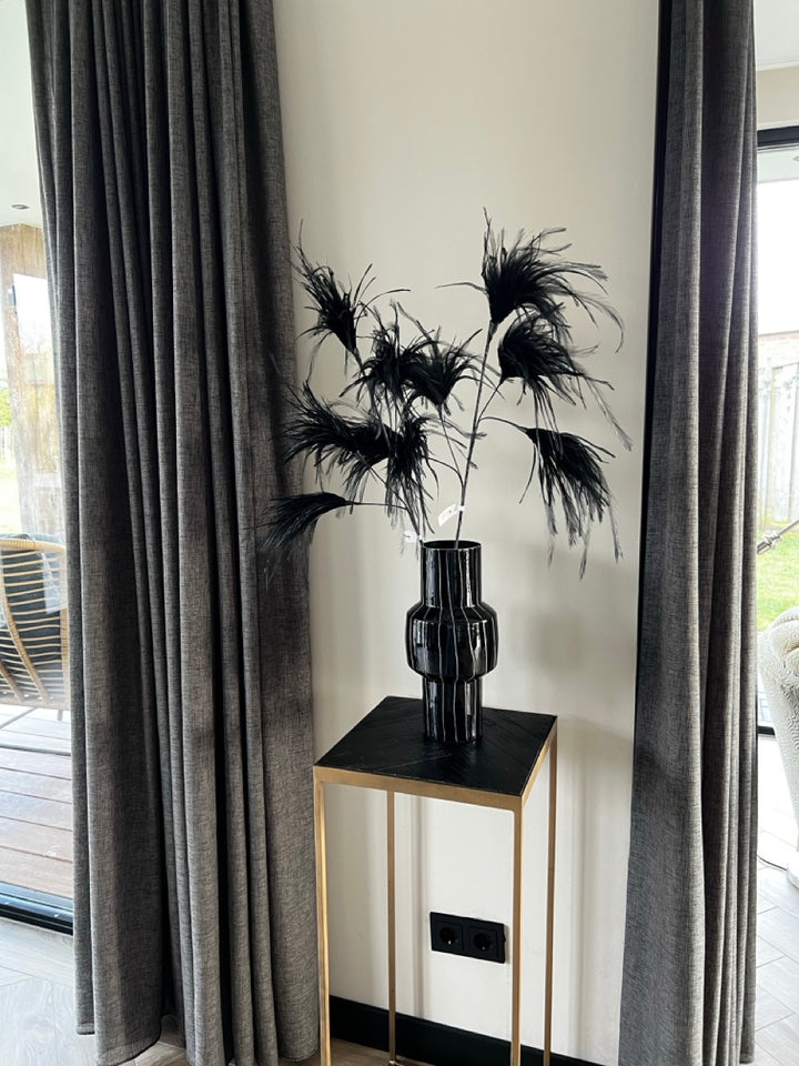 Federbusch XL - 95 cm - Schwarz