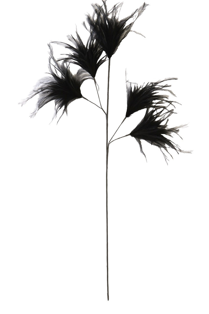 Federbusch XL - 95 cm - Schwarz