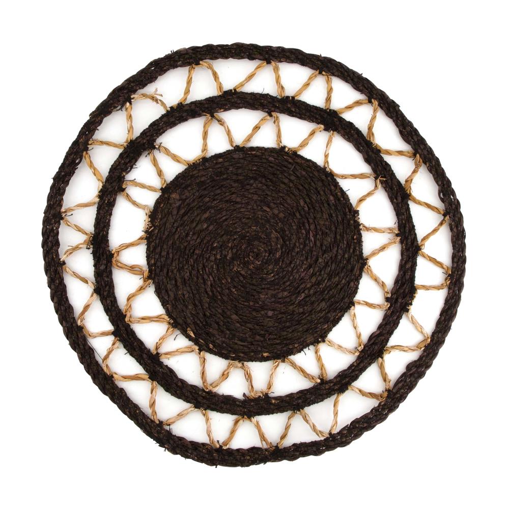 Tischset Gras - braun - Ø38x1,5cm