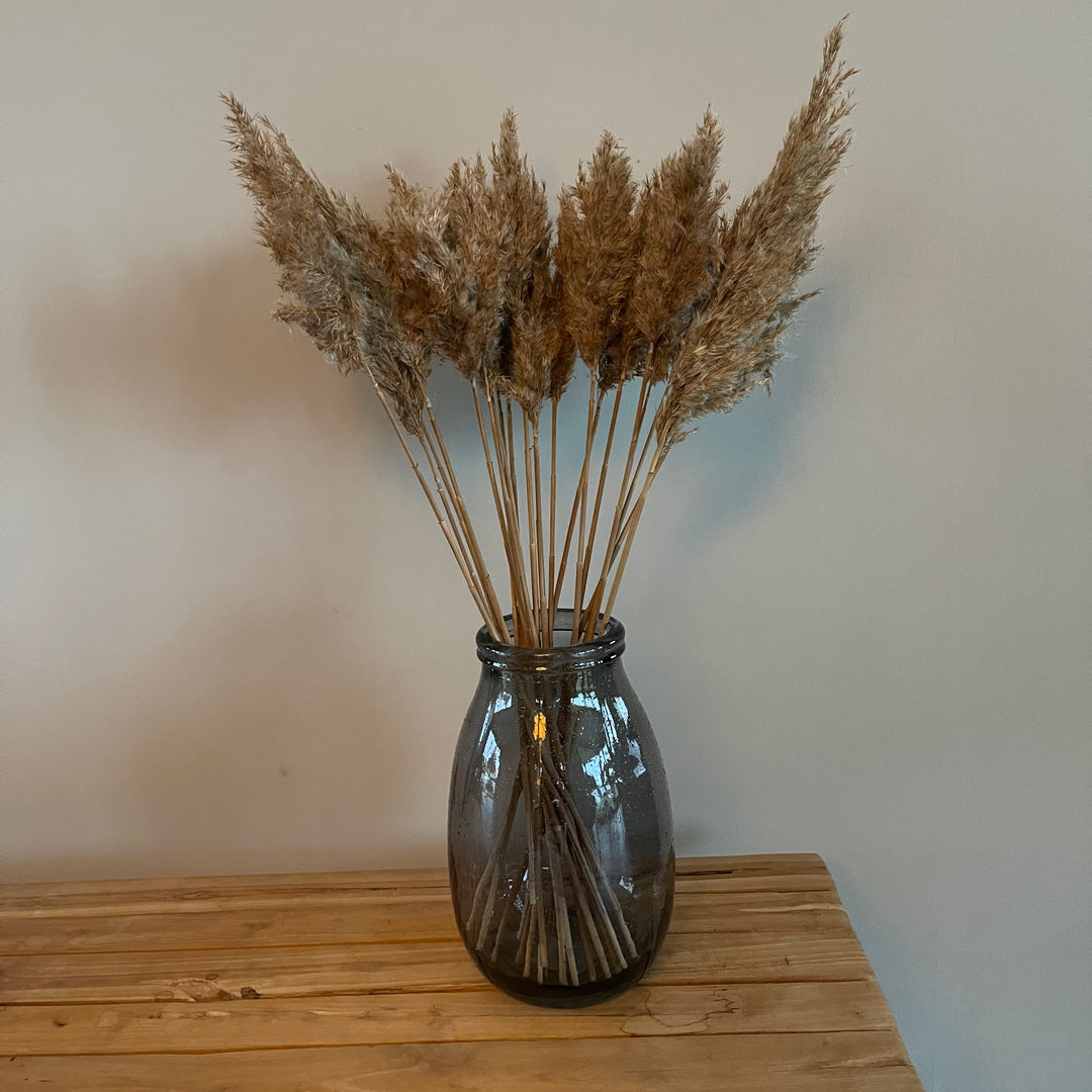 Vase aus recyceltem Glas - Ø18x28cm