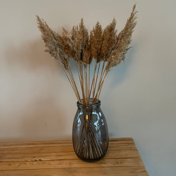Vase aus recyceltem Glas - Ø18x28cm