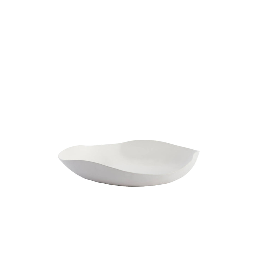 Gebogene Schüssel - 33x32x6,5cm - Creme 