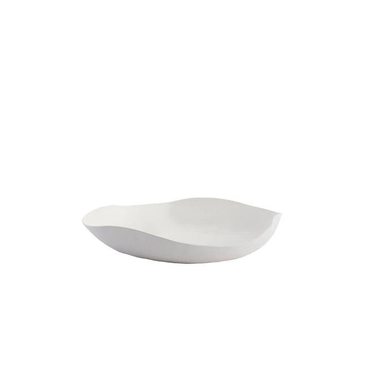 Gebogene Schüssel - 33x32x6,5cm - Creme 