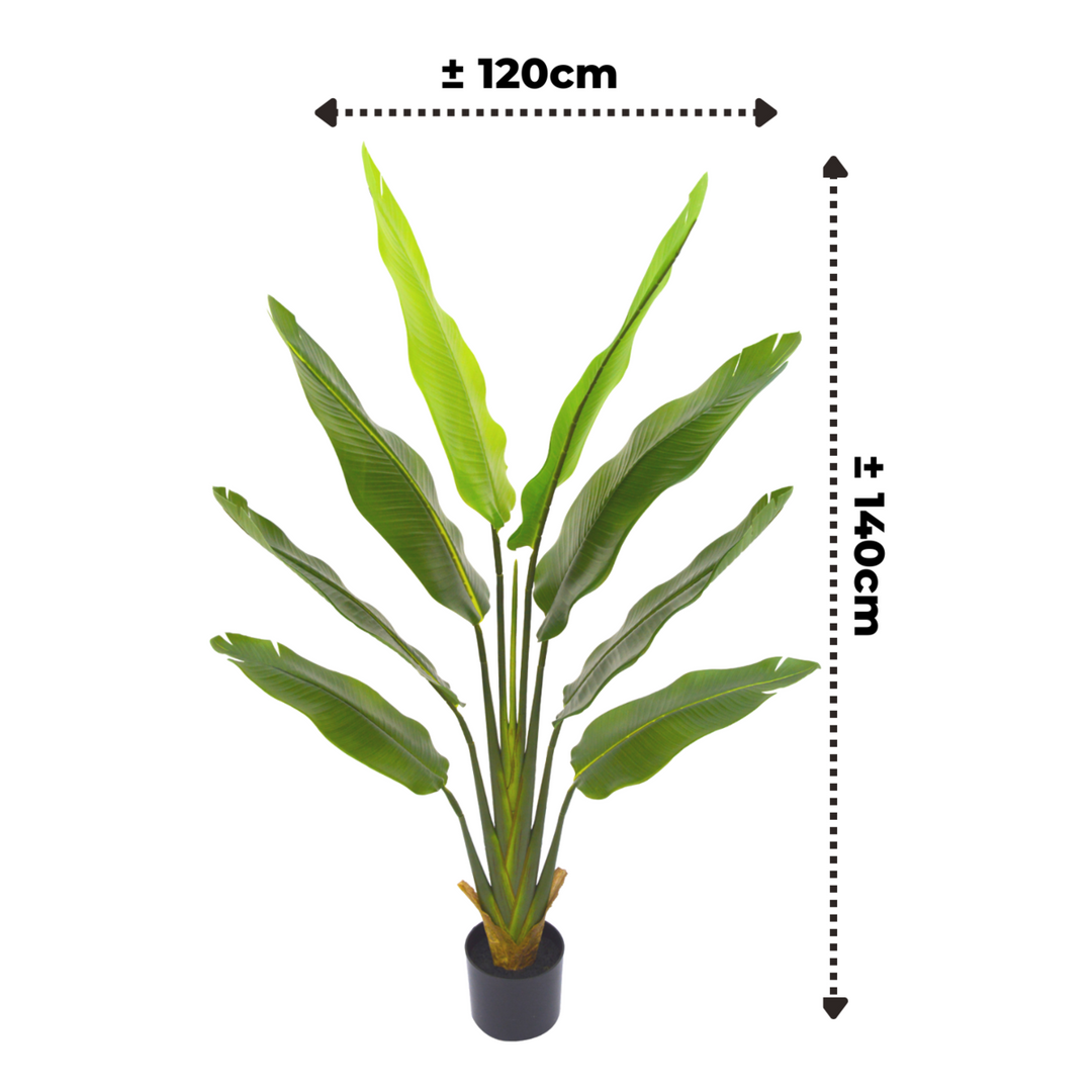 Strelitzia Kunstpflanze - 140cm hoch