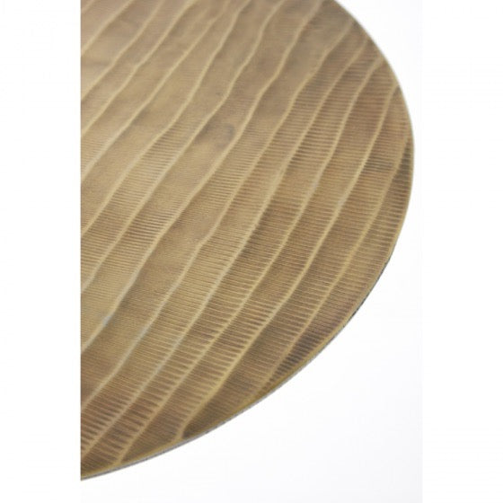 Beistelltisch JANNA Metall - Ø40x50 cm - Antik Bronze