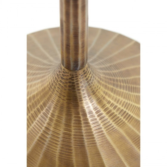 Beistelltisch JANNA Metall - Ø40x50 cm - Antik Bronze