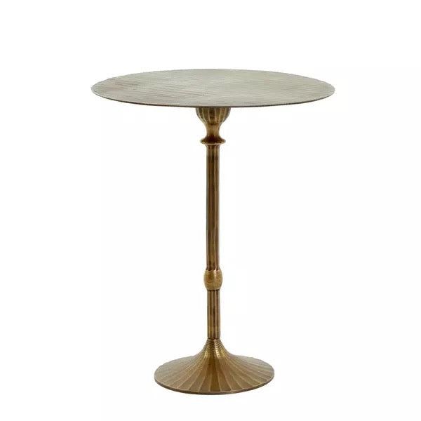 Beistelltisch JANNA Metall - Ø40x50 cm - Antik Bronze