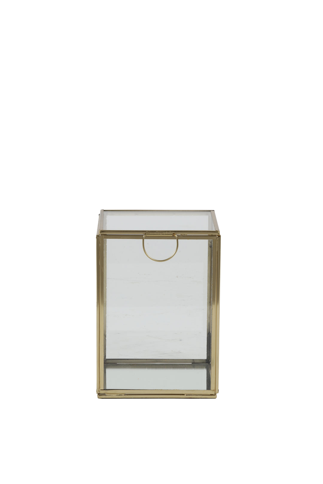 Deco box spiegel - 12x12x17 cm - Goud