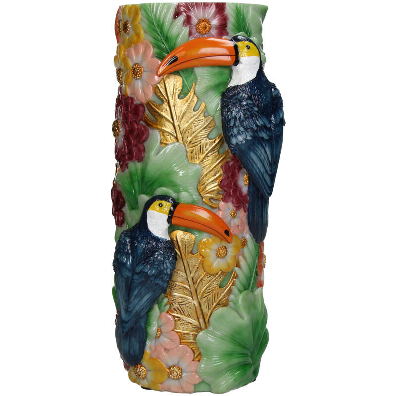 Farbige Vase Tukan - Ø13,5x29,5cm