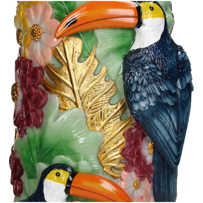 Farbige Vase Tukan - Ø13,5x29,5cm