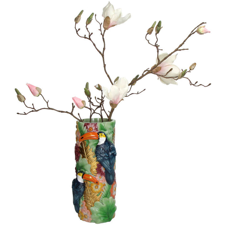 Farbige Vase Tukan - Ø13,5x29,5cm