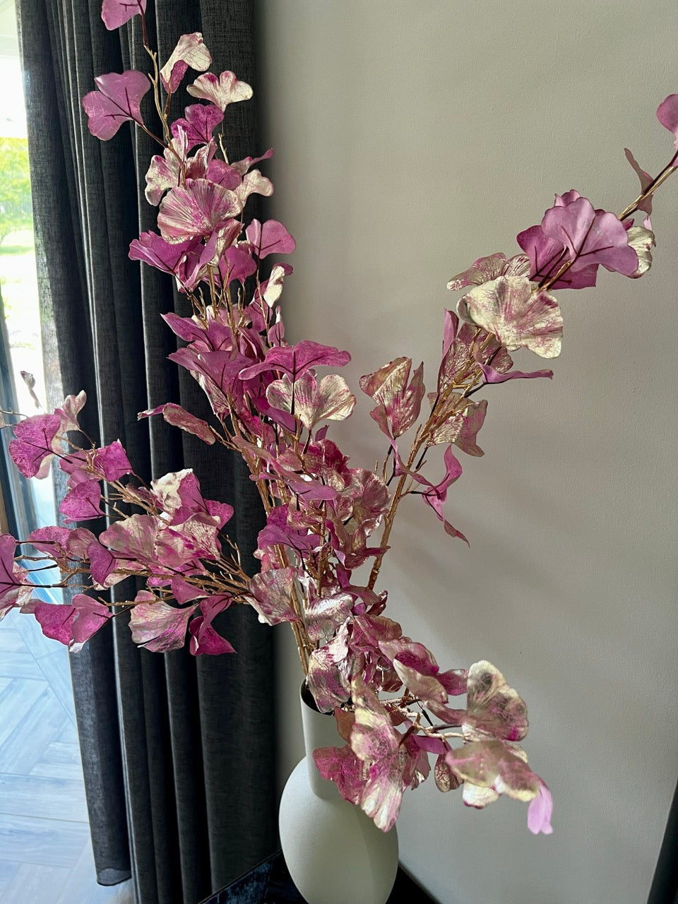 Gingkozweig Ruka Rose - 126cm hoch - Gold/Lila