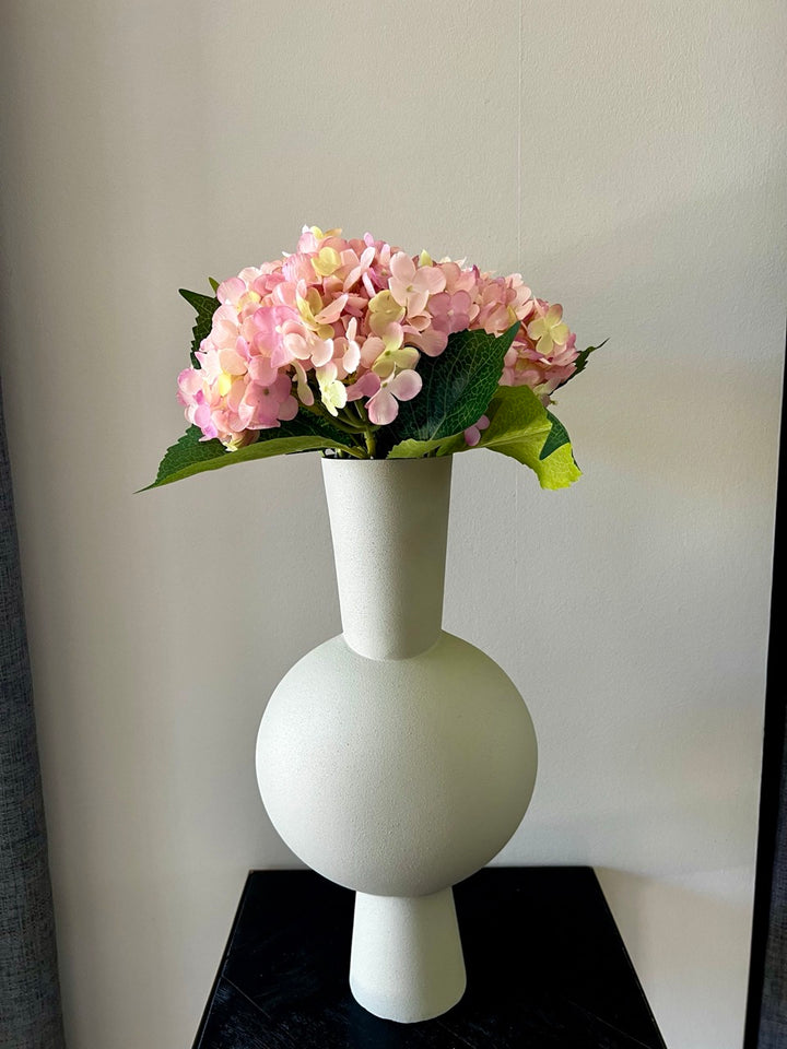 Hortensienzweig - 53cm hoch - Altrosa