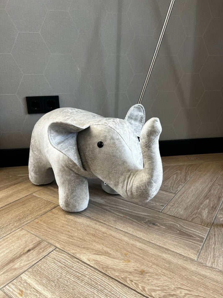 Elefantenhocker grau - 62x27x30cm