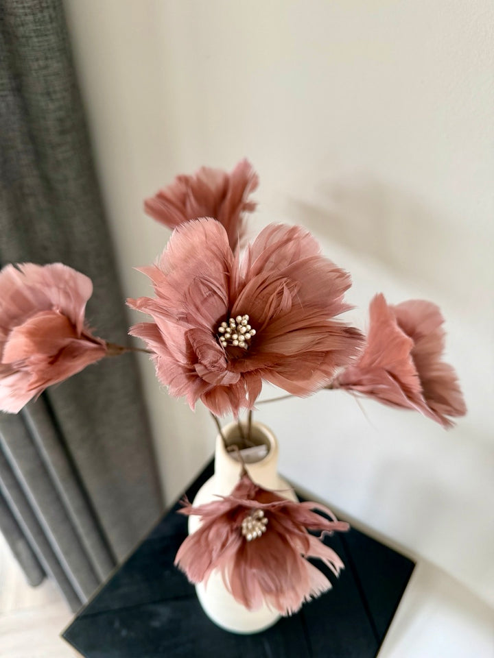 Kunstbloem Takken Velvet Peach – 2 takken - 75 cm