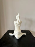 Ornament Frau Yoga - 24x15x18cm - creme