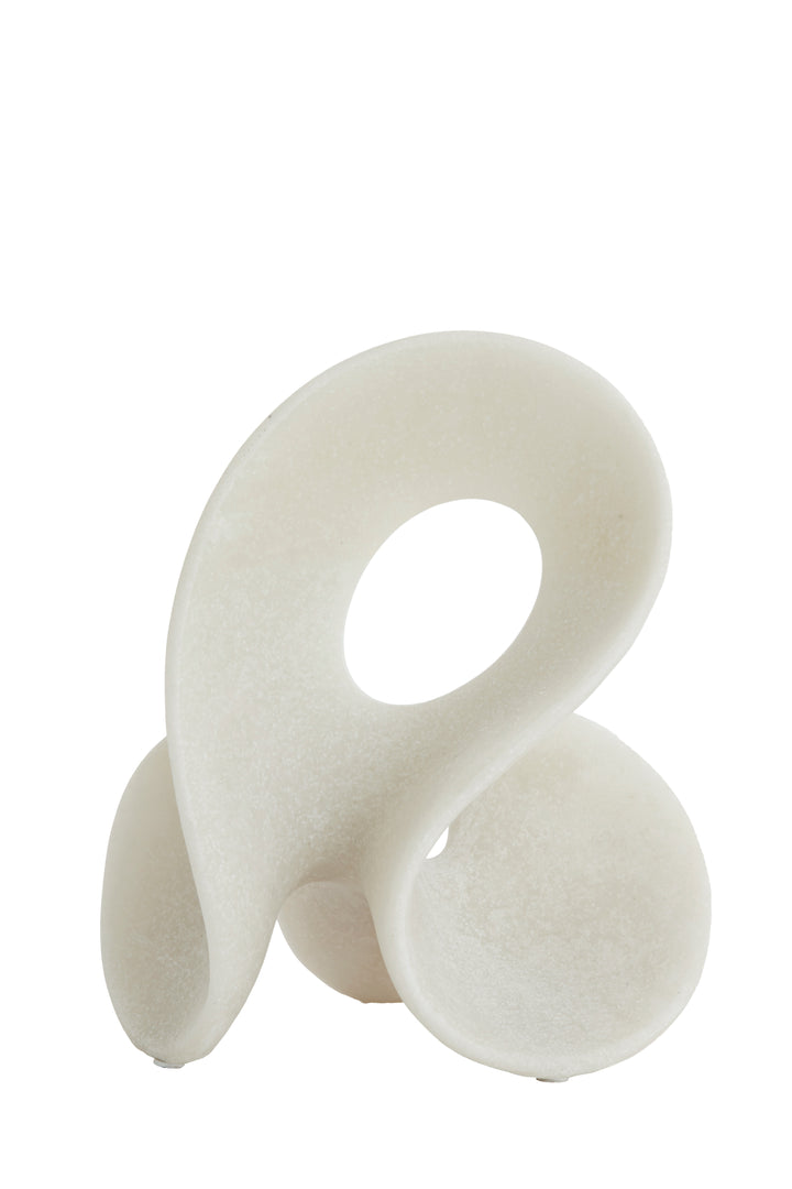 Ornament ZAINO - 19,5x14,5x23 cm - crème