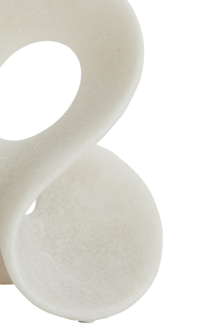 Ornament ZAINO - 19,5x14,5x23 cm - crème