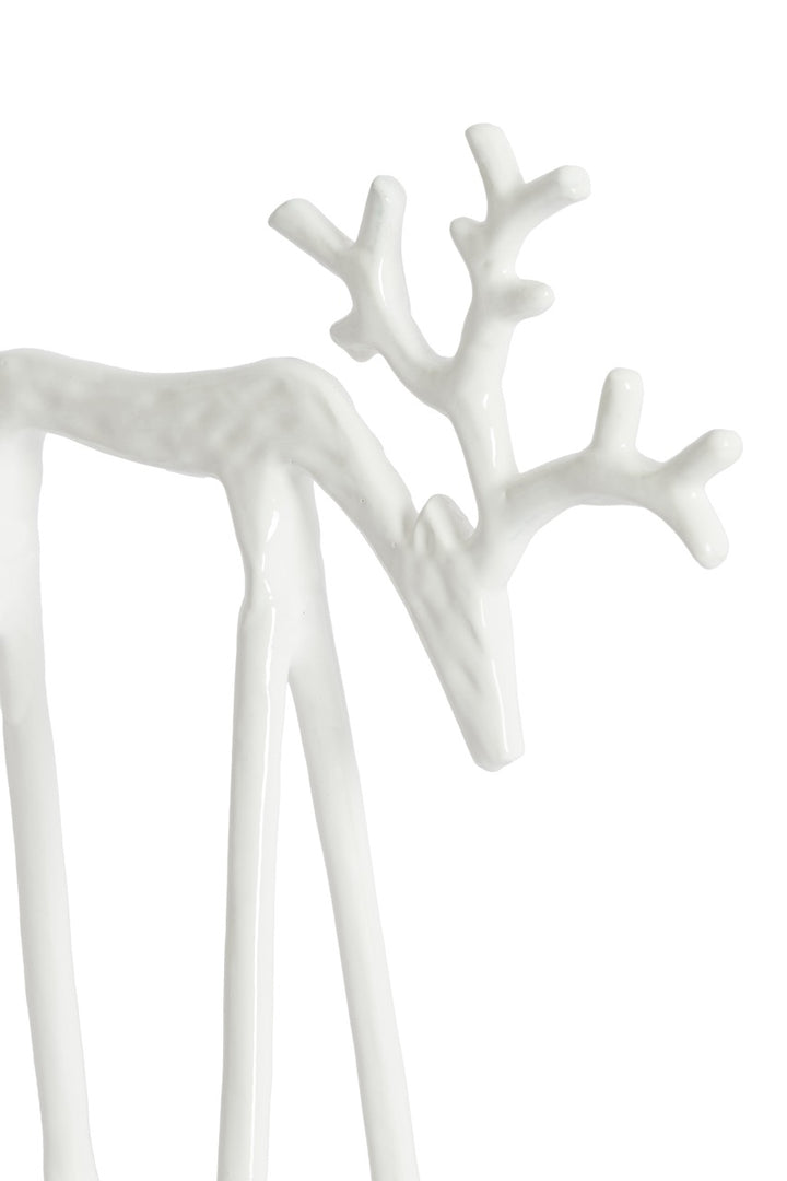Ornament rendier DEER - Crème glans - 2 varianten