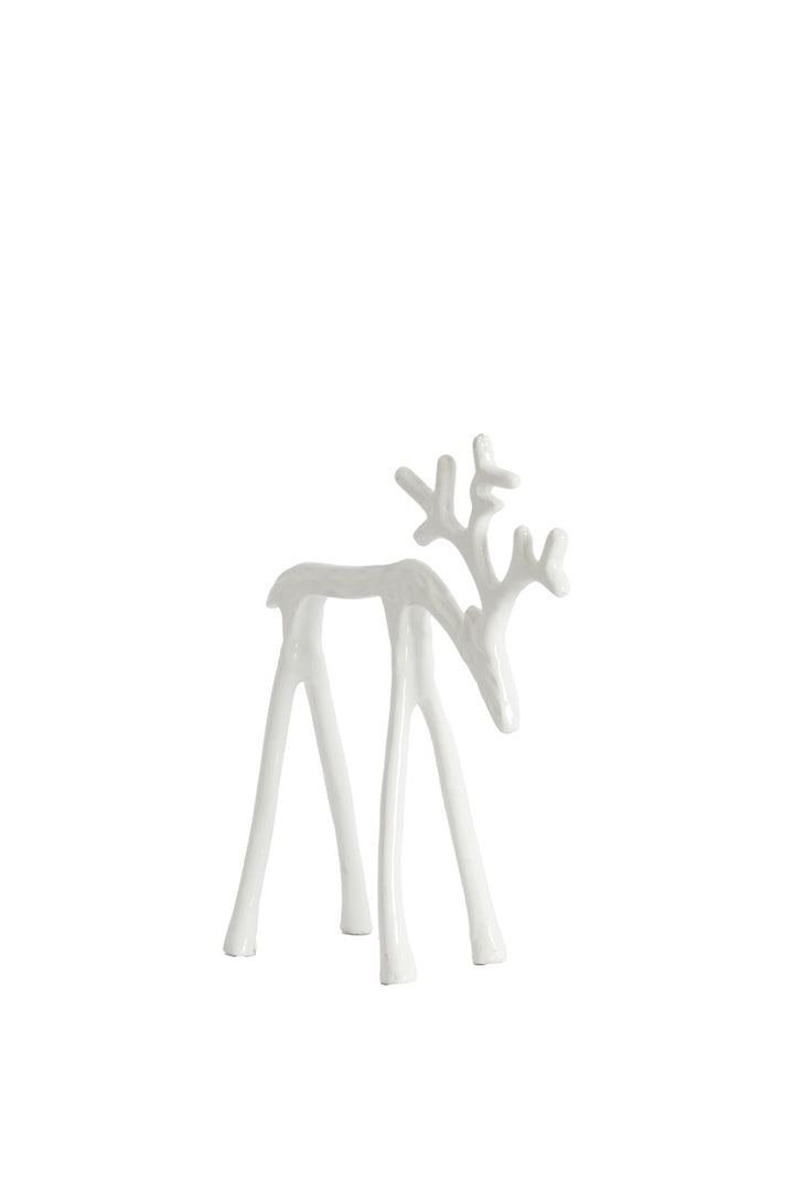 Ornament rendier DEER - Crème glans - 2 varianten