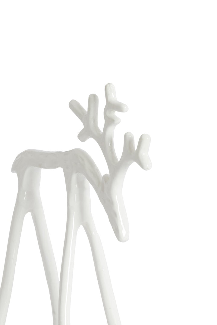 Ornament rendier DEER - Crème glans - 2 varianten