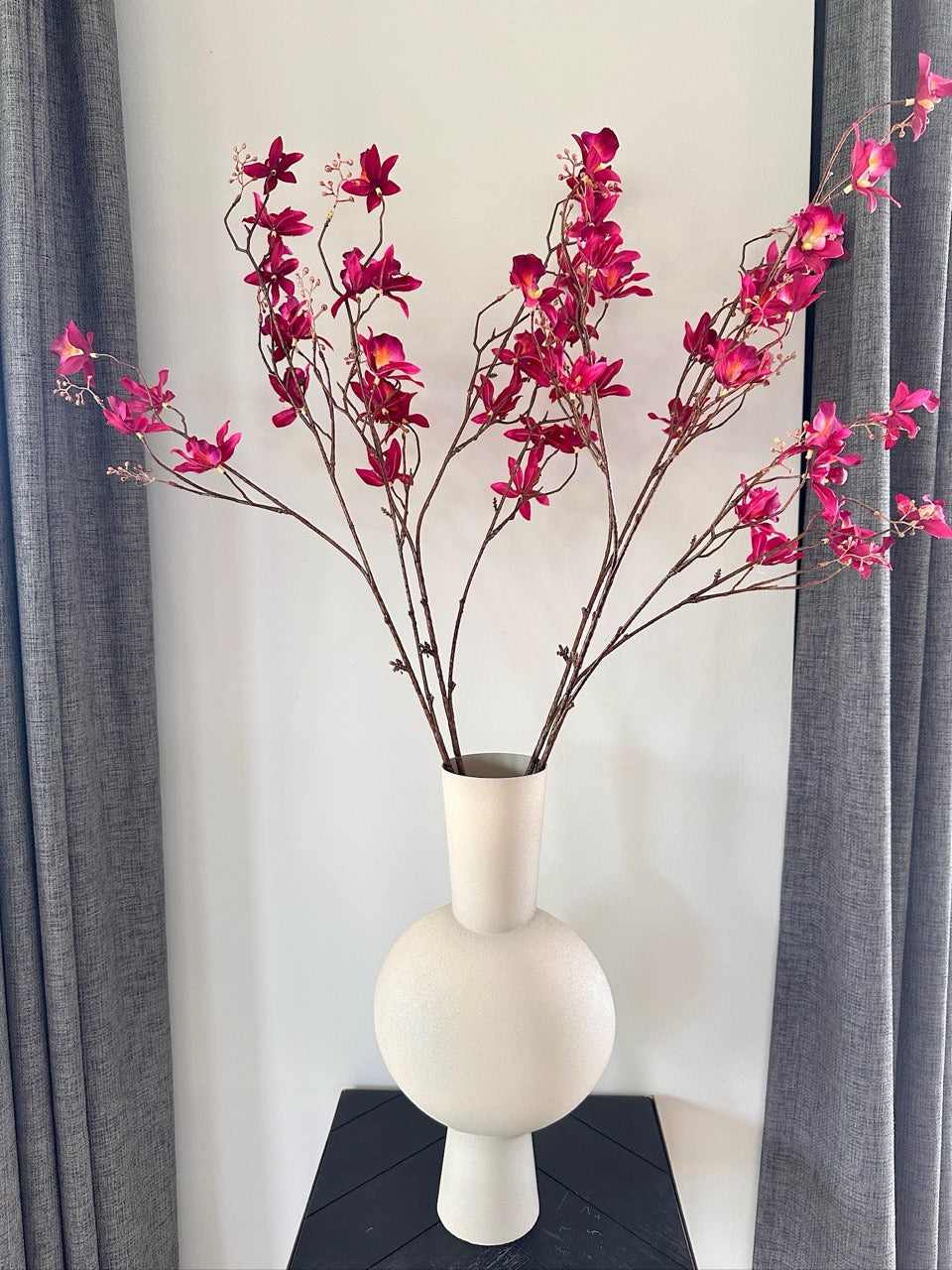 Paarse orchidee - 2 of 4 takken - 85cm hoog