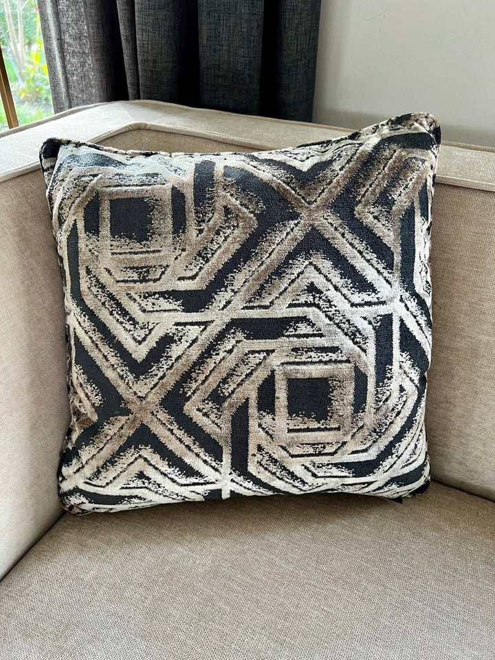 Dekokissen - Cris natural 45x45 cm - Beige/Anthrazit