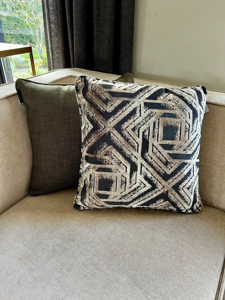 Dekokissen - Cris natural 45x45 cm - Beige/Anthrazit