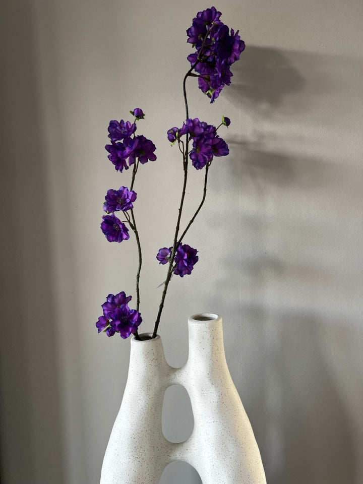 Silk-ka-Zweig Japanische Zierkirsche - 84 cm hoch - Lila