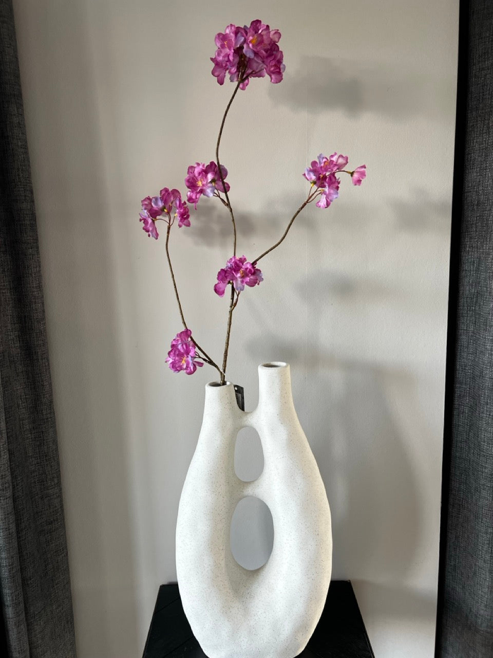 Zweig Japanische Zierkirsche (Prunus Malaga) - 84 cm hoch - Lavendel