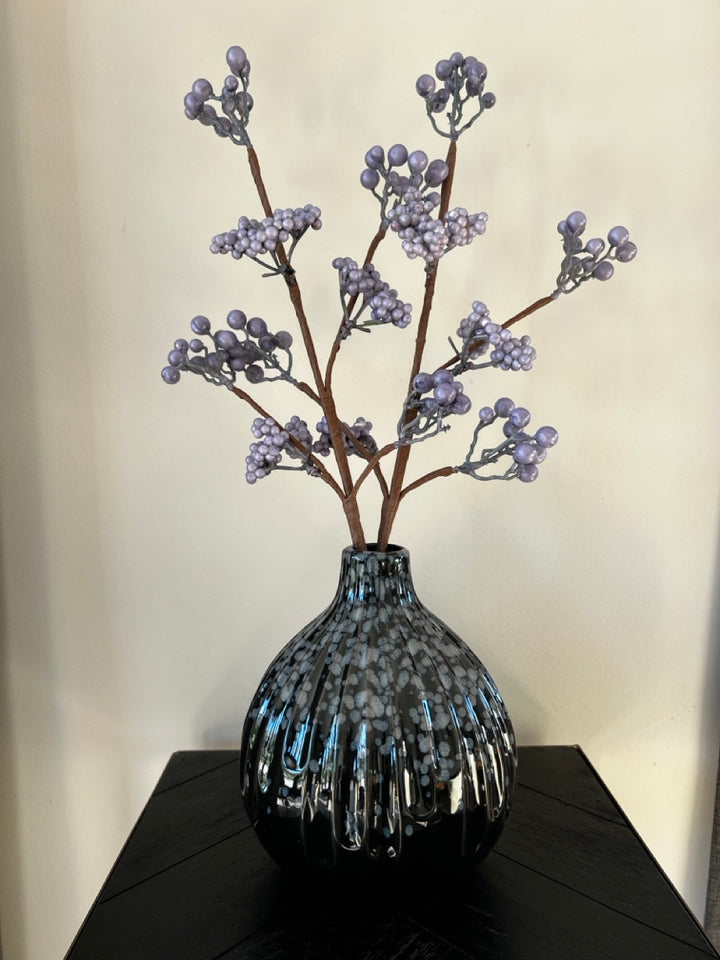 Zweig mit Beeren - 50 cm hoch - Schwarz oder Lila