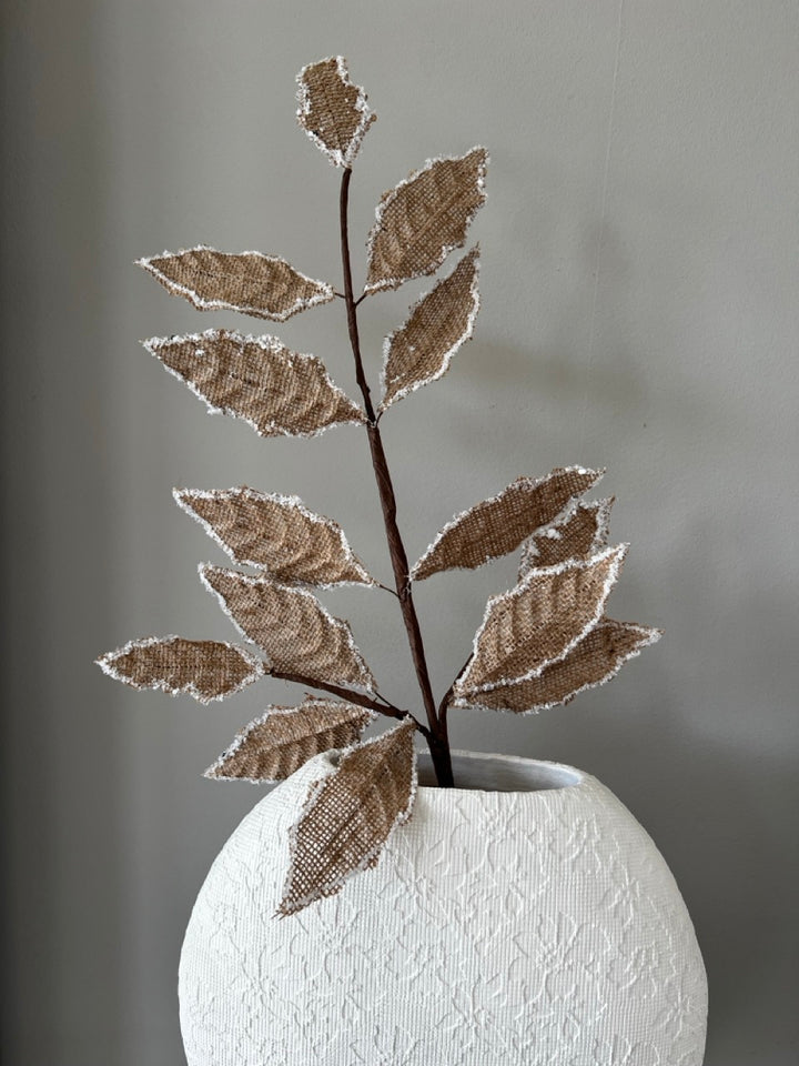 Tak met jute bladeren - 76cm hoog