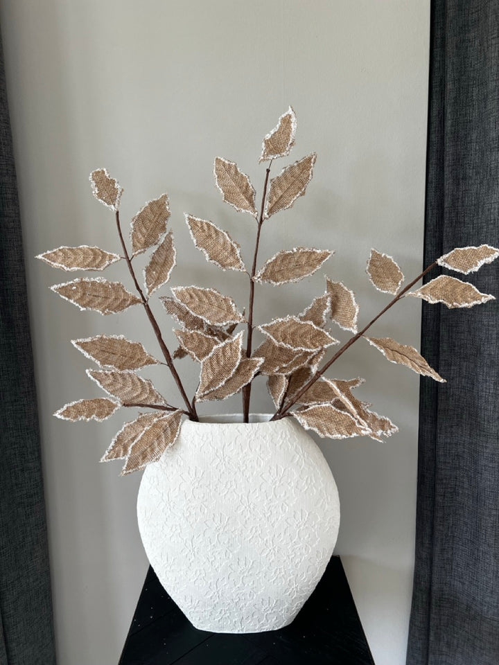 Tak met jute bladeren - 76cm hoog