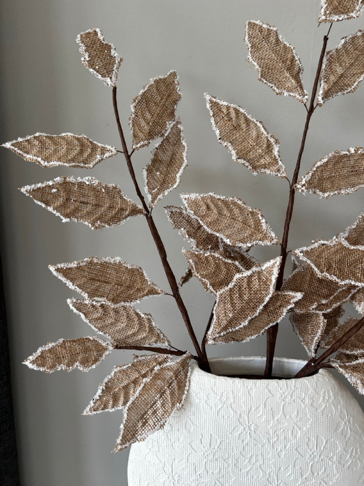 Tak met jute bladeren - 76cm hoog