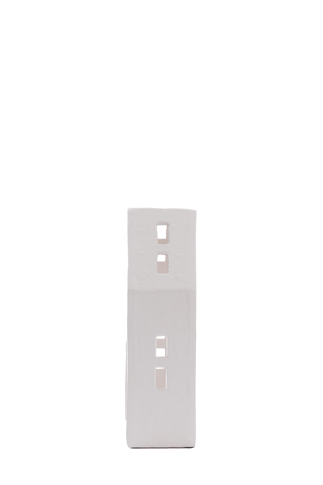 Teelichthaus - 14x9x30cm - Creme