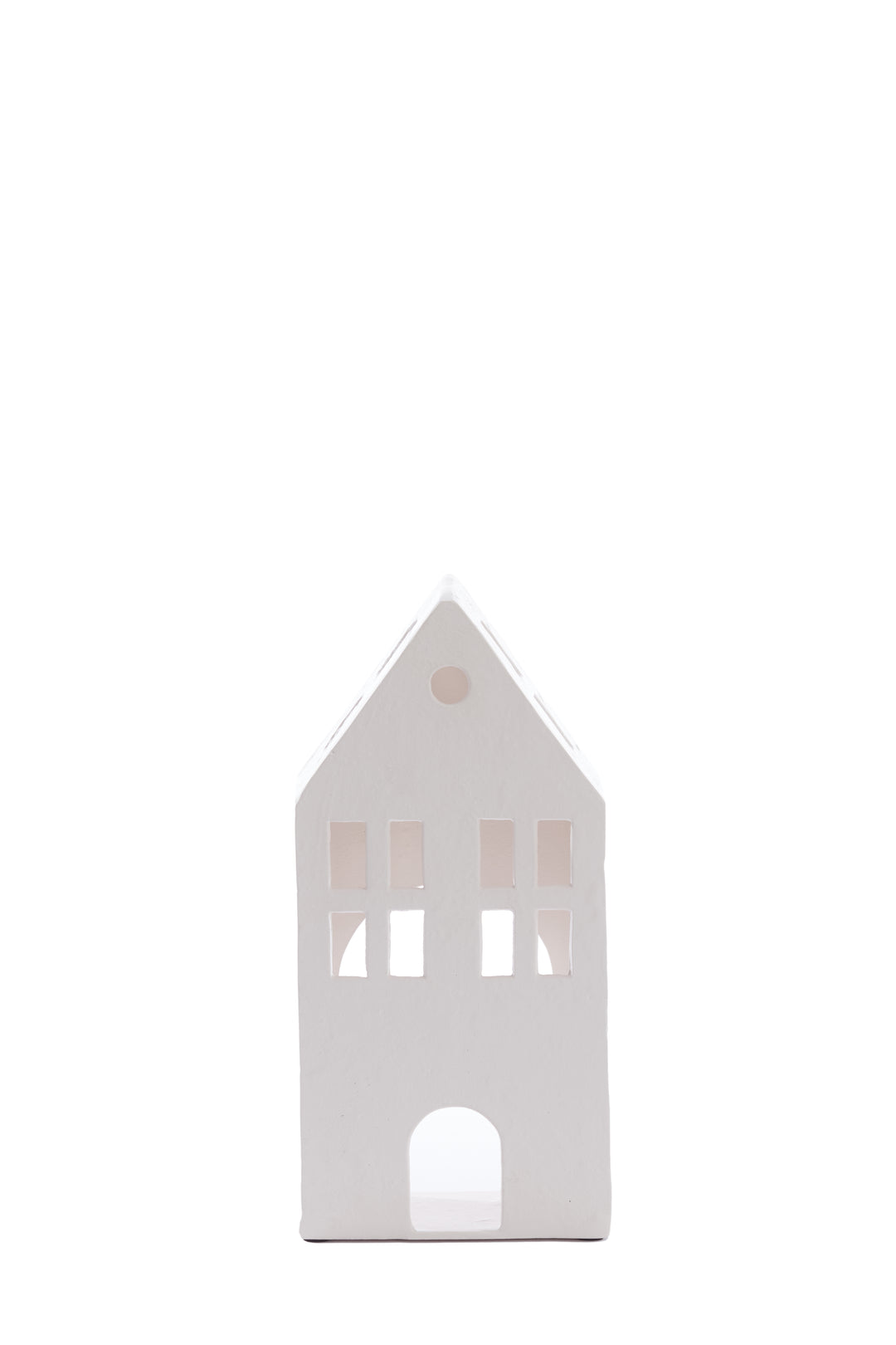 Teelichthaus - 14x9x30cm - Creme