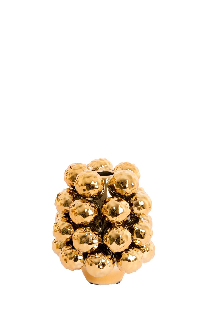 Vaas BUTANG - Ø14,5x17 cm - Metallic Goud