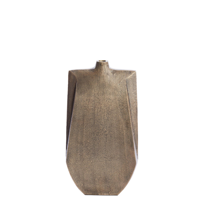 Vaas antiek brons - 21x7,5x41 cm - metaal
