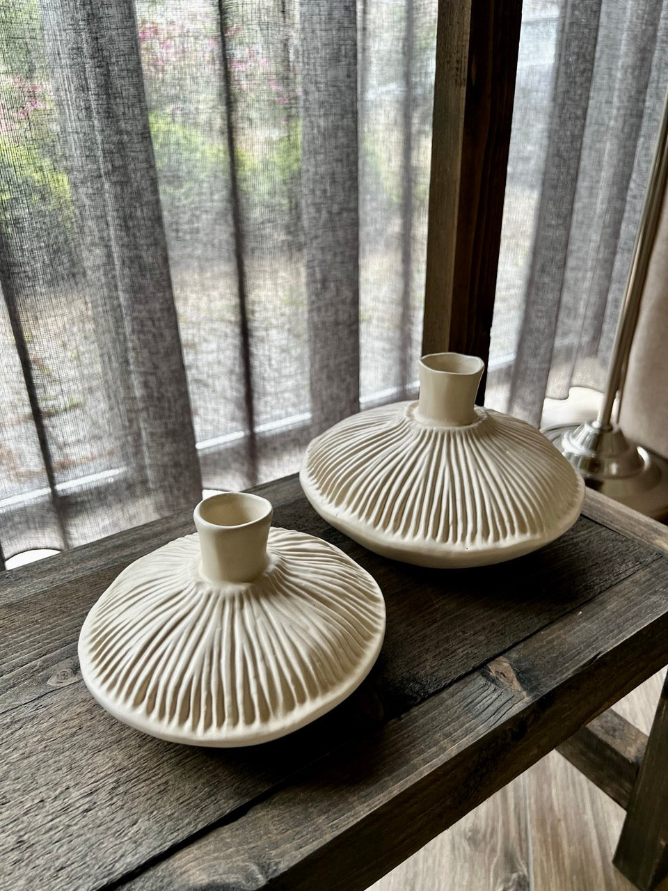 Vase NEIRA - Keramik creme - 2 Varianten