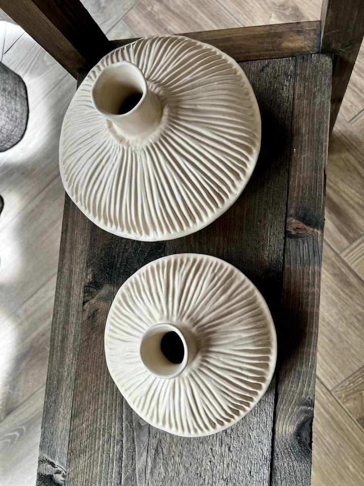 Vase NEIRA - Keramik creme - 2 Varianten