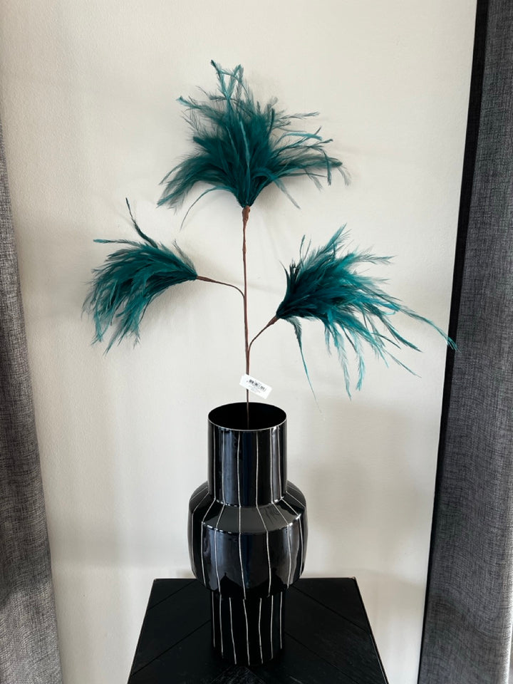 Federbusch - 78 cm - Blau