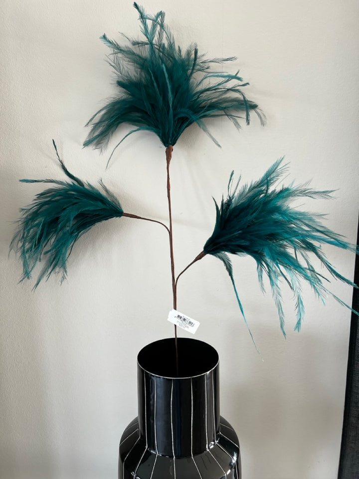 Federbusch - 78 cm - Blau