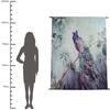 Wandtuch Peacock Velvet - 140x170 cm - Blau