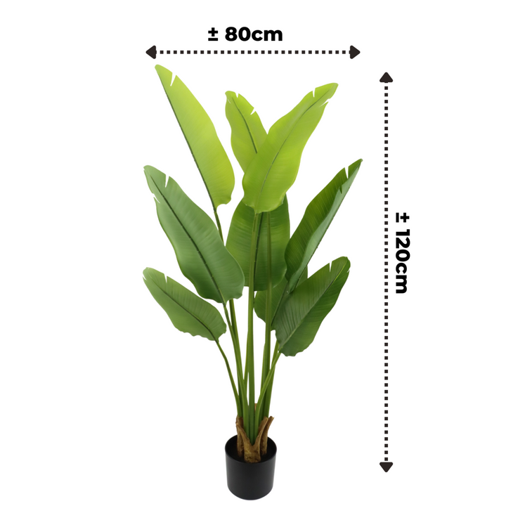 Strelitzia Kunstpflanze - 120cm hoch